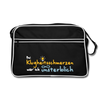 Bei Klugheitsschmerzen wär' ick unsterblich - Retro Tasche - Schwarz/Weiß