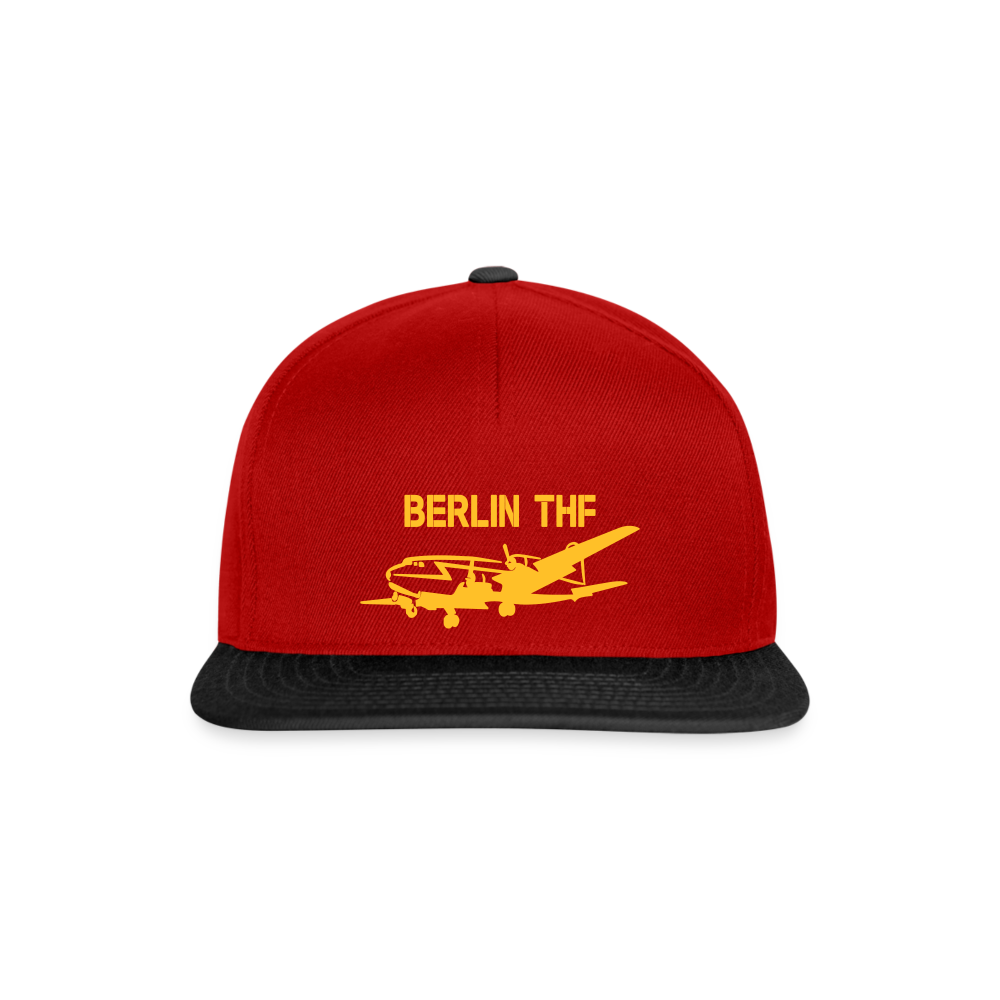 Berlin THF - Snapback Cap - Rot/Schwarz