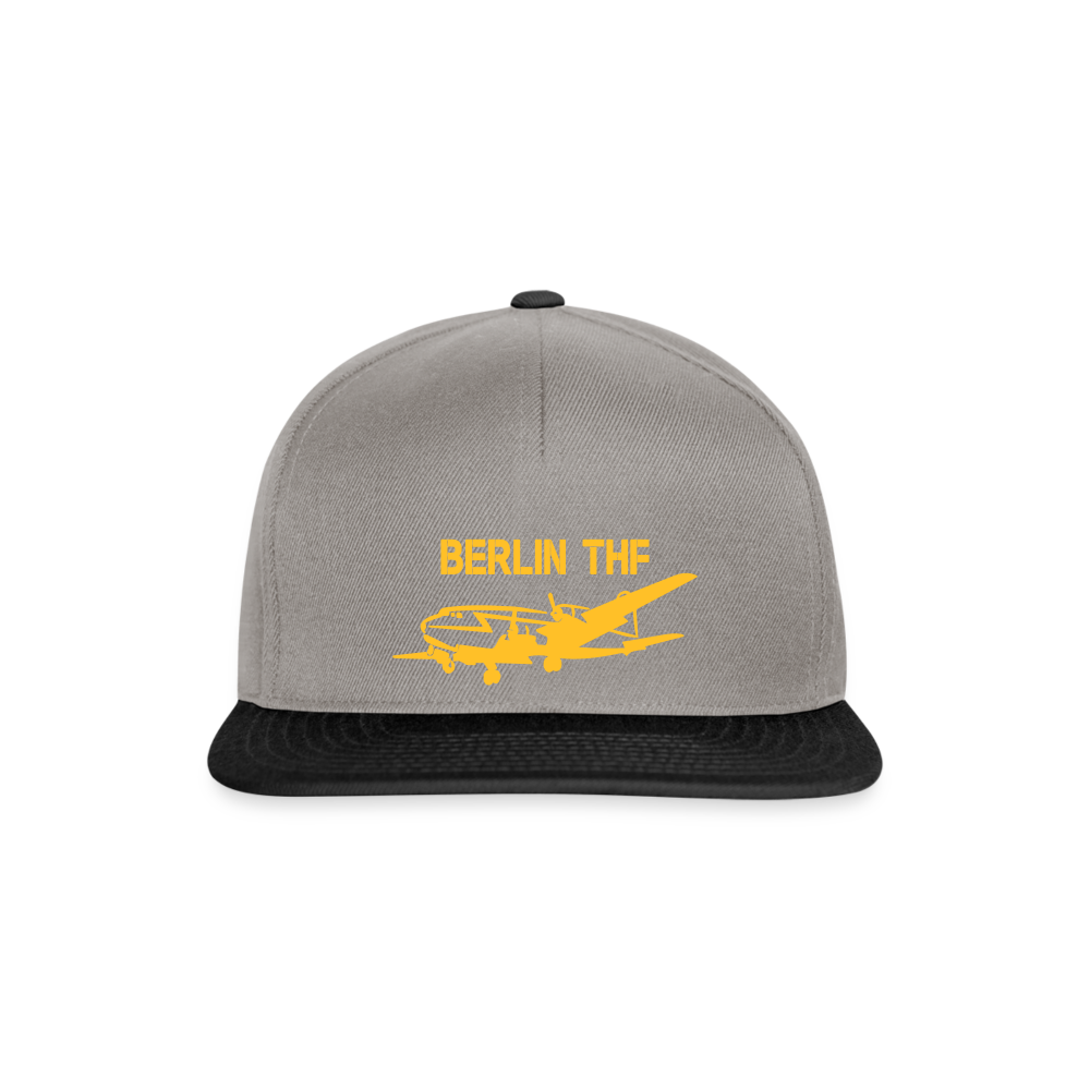 Berlin THF - Snapback Cap - Graphit/Schwarz