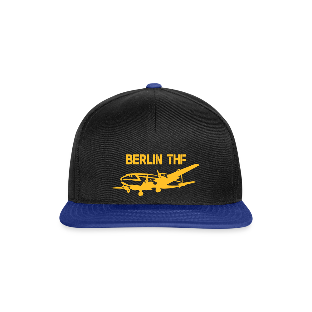 Berlin THF - Snapback Cap - Schwarz/Königsblau