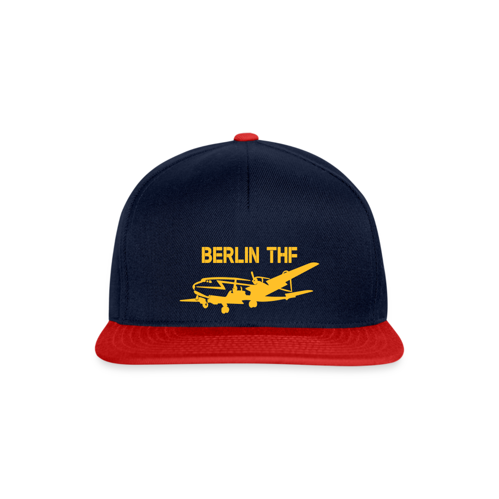 Berlin THF - Snapback Cap - Navy/Rot