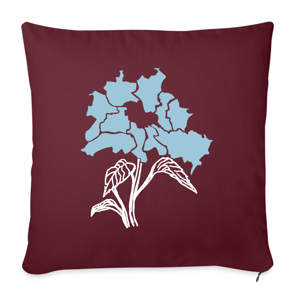 Dit duftet dufte! - Sofakissen mit Füllung (45 x 45 cm) - Burgunderrot