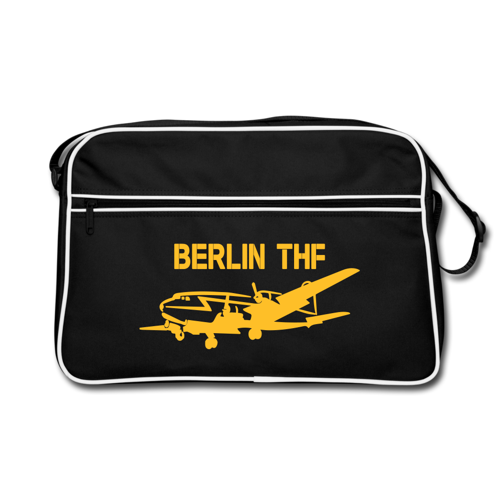 Berlin THF - Retro Tasche - Schwarz/Weiß