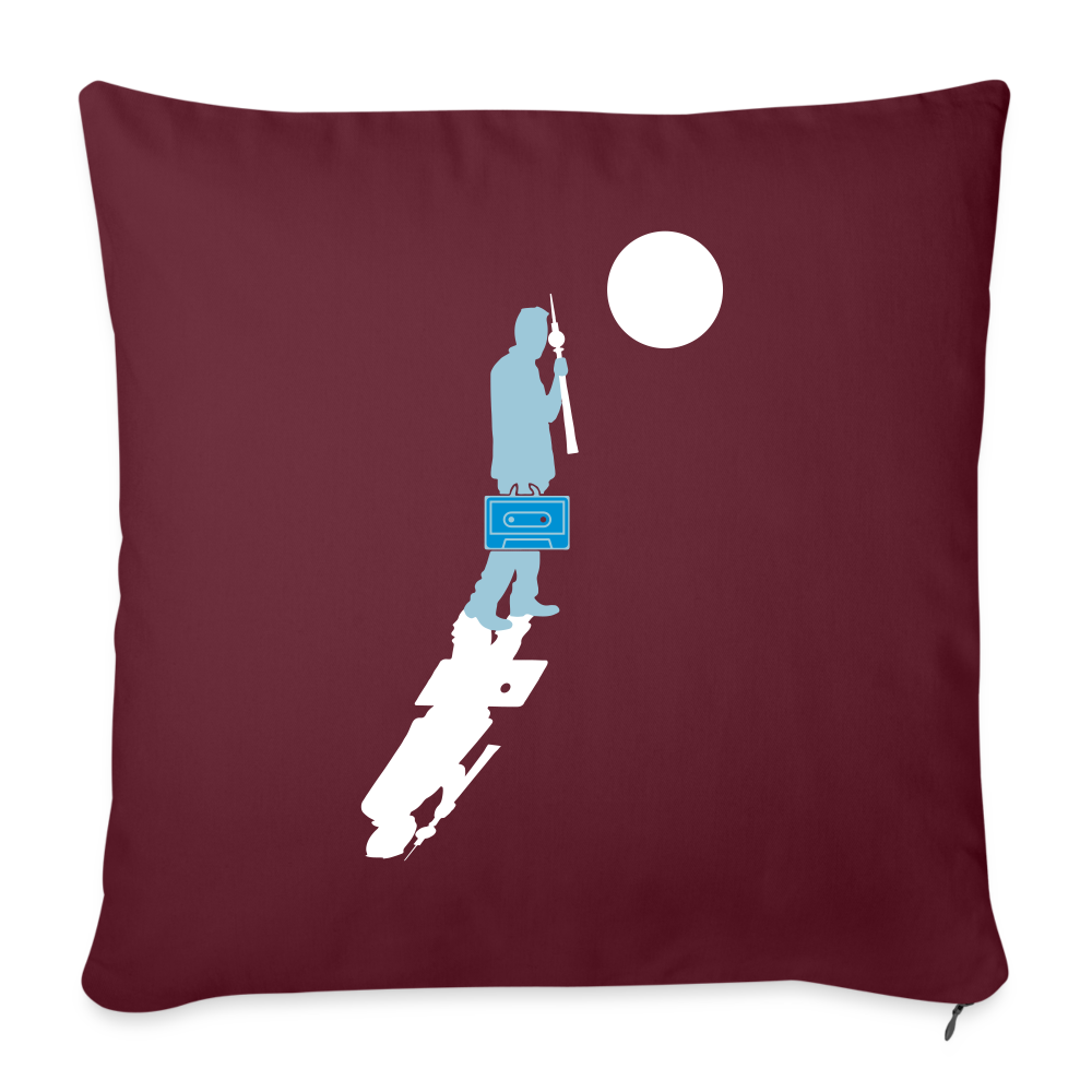 Unterwegs in Berlin - Sofakissen mit Füllung (45 x 45 cm) - Burgunderrot