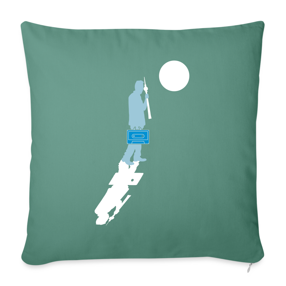 Unterwegs in Berlin - Sofakissen mit Füllung (45 x 45 cm) - Tanngrün