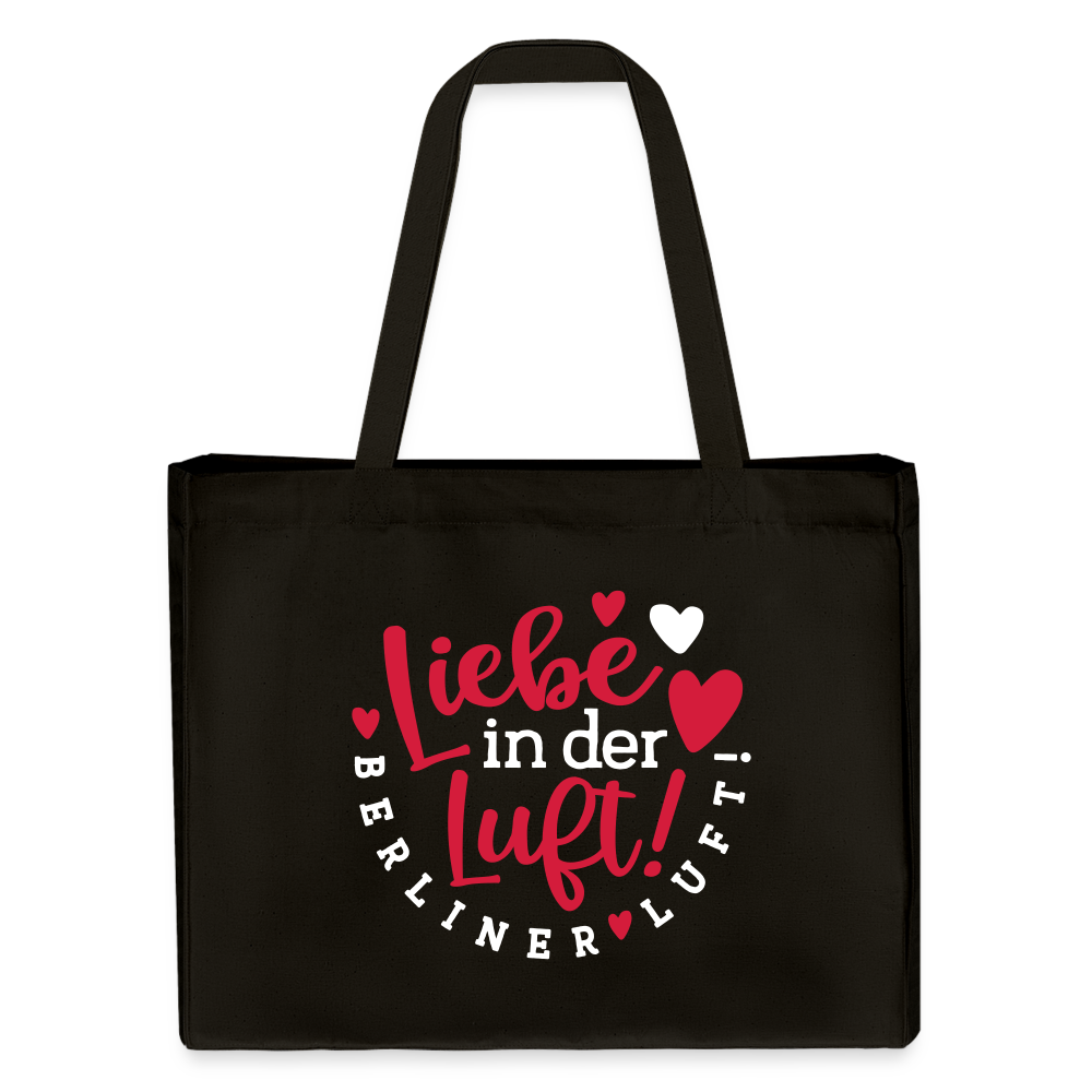 Liebe in der Luft! Berliner Luft! - Shopping Bag - Schwarz