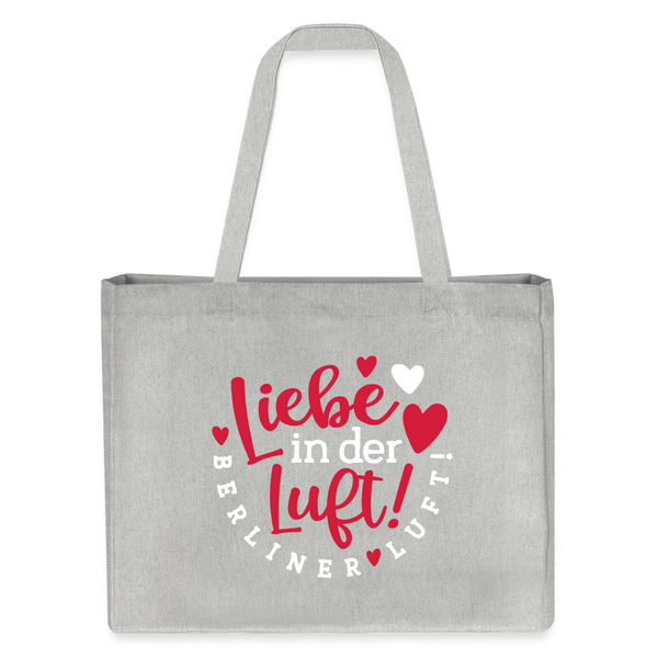Liebe in der Luft! Berliner Luft! - Shopping Bag - Grau meliert