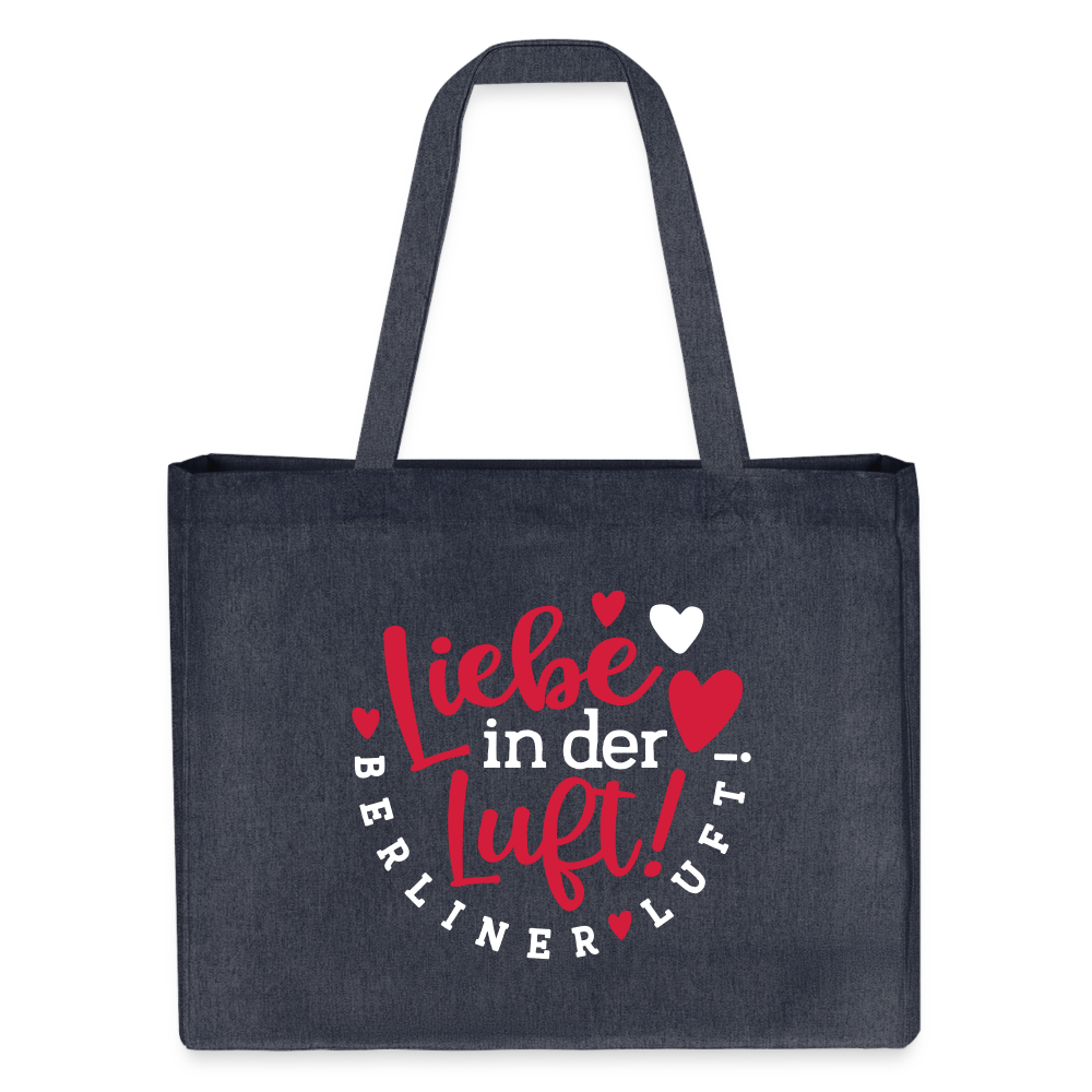 Liebe in der Luft! Berliner Luft! - Shopping Bag - midnight Blue