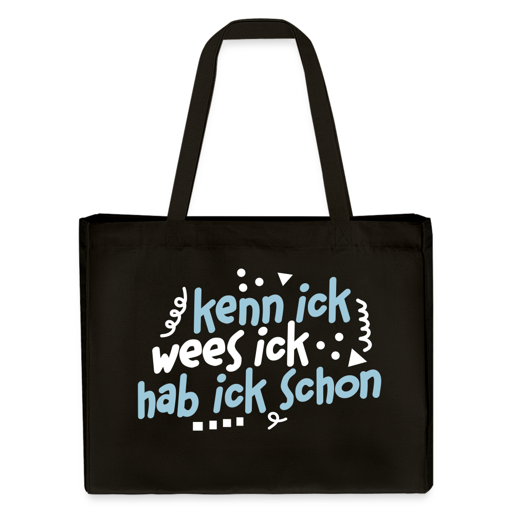 kenn ick wees ick hab ick schon - Shopping Bag - Schwarz