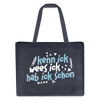 kenn ick wees ick hab ick schon - Shopping Bag - midnight Blue