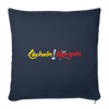 Lächeln beim Nörgeln - Sofakissen mit Füllung (45 x 45 cm) - Navy