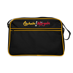 Lächeln beim Nörgeln - Retro Tasche