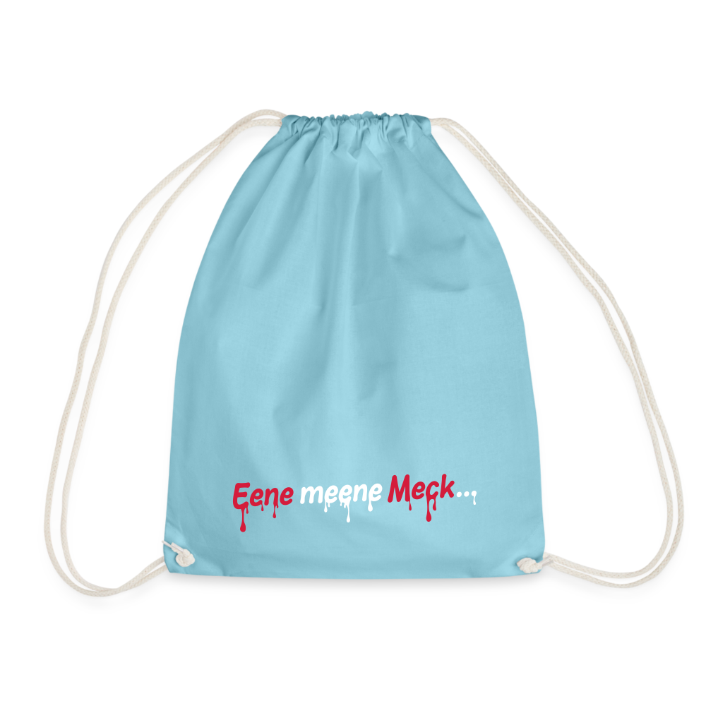 Eene meene Meck... - Turnbeutel - Aqua
