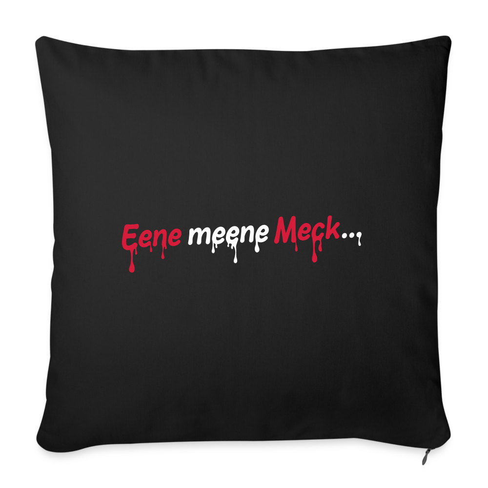 Eene meene Meck... - Sofakissen mit Füllung (45 x 45 cm) - Schwarz