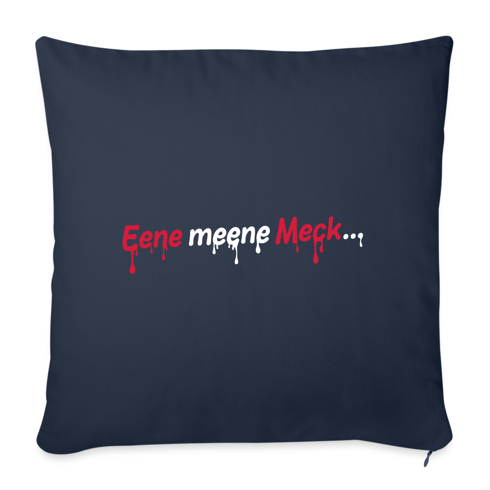 Eene meene Meck... - Sofakissen mit Füllung (45 x 45 cm) - Navy