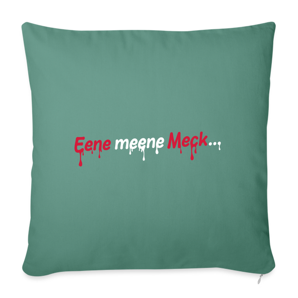 Eene meene Meck... - Sofakissen mit Füllung (45 x 45 cm) - Tanngrün