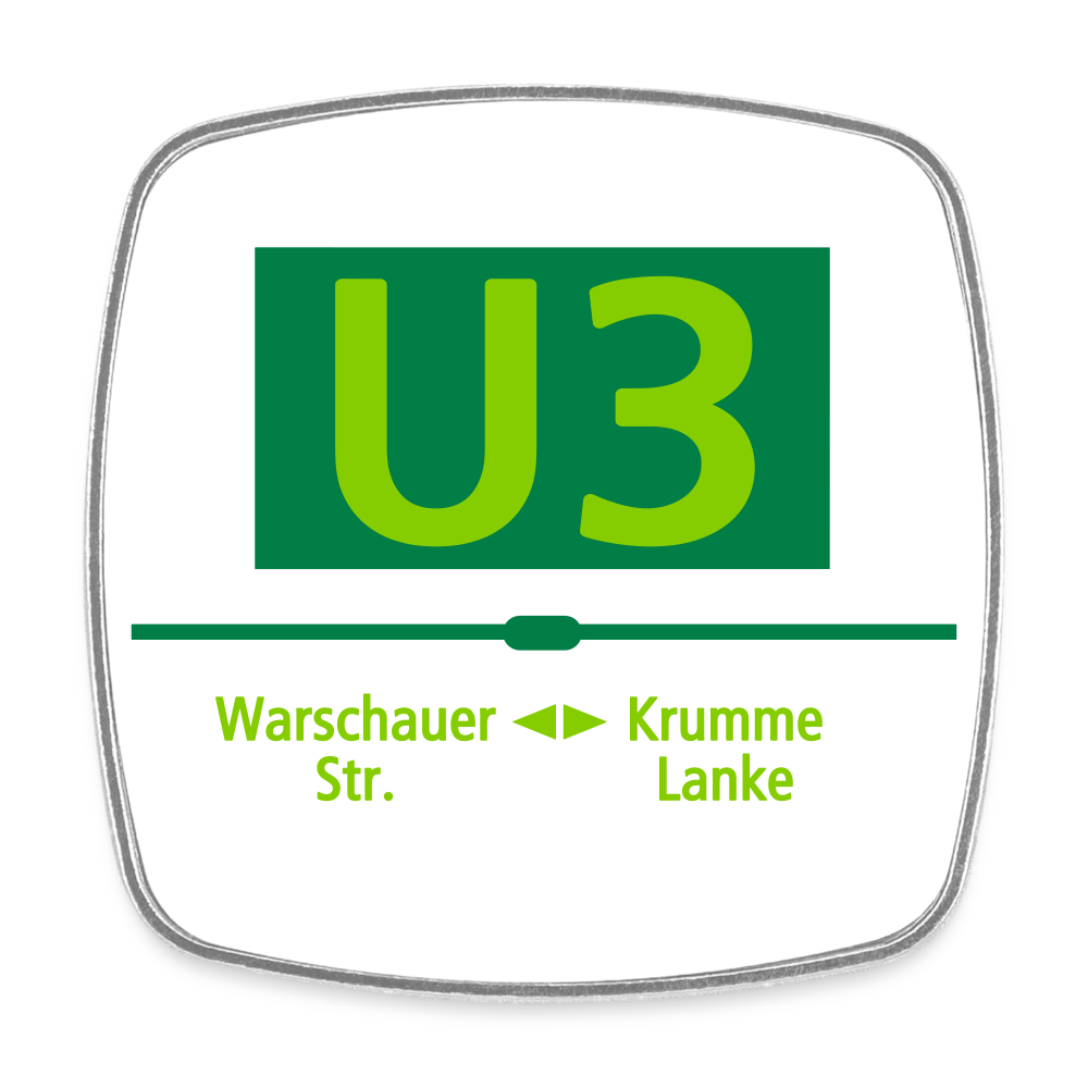 U3 - Kühlschrankmagnet - Weiß