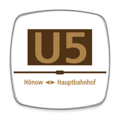 U5 - Kühlschrankmagnet
