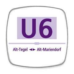 U6 - Kühlschrankmagnet