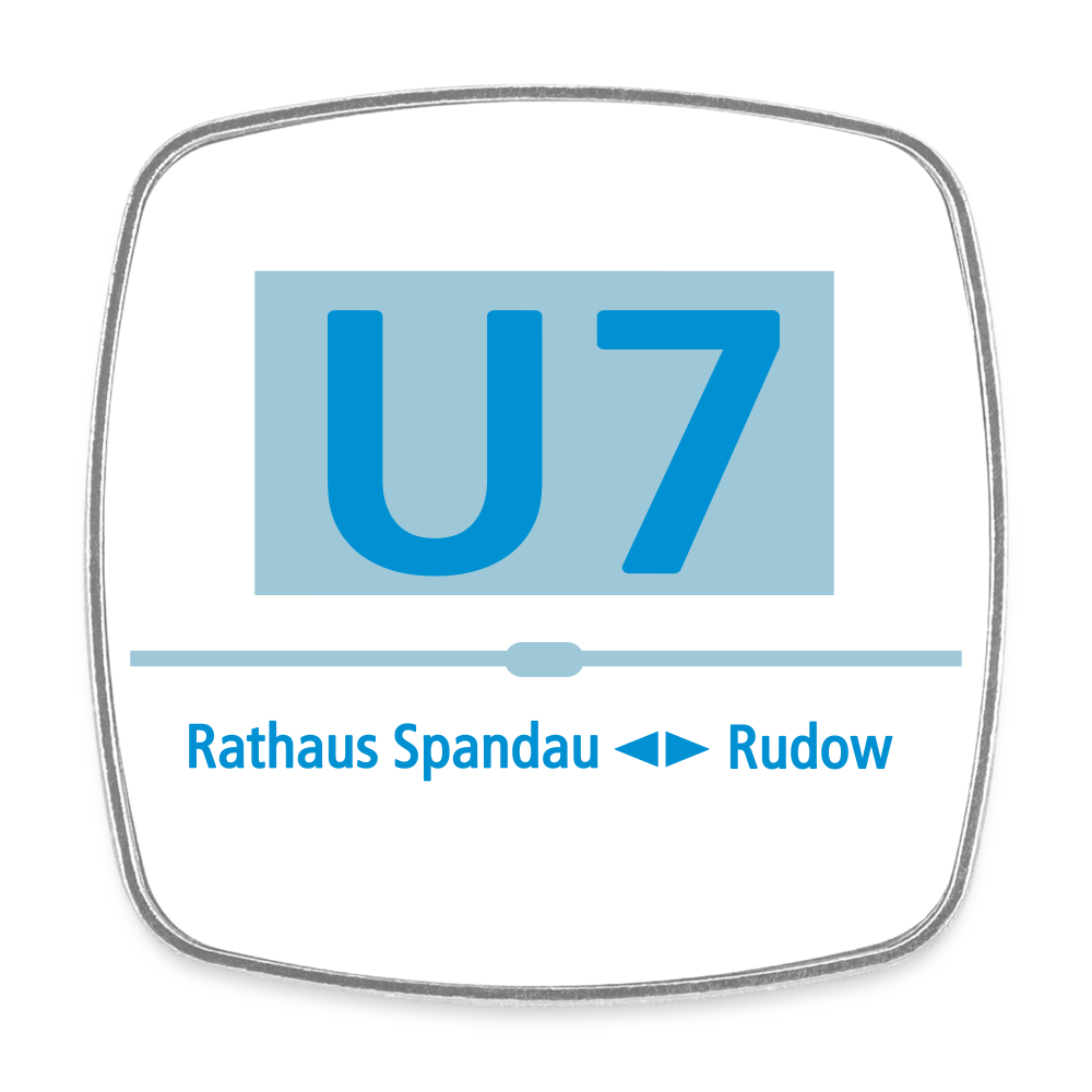 U7 - Kühlschrankmagnet - Weiß