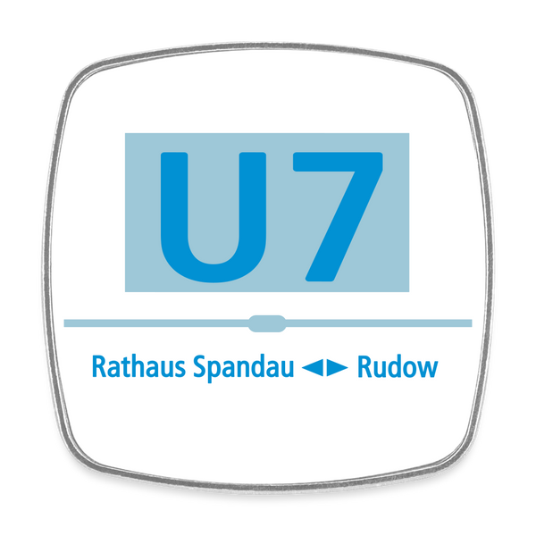 U7 - Kühlschrankmagnet - Weiß