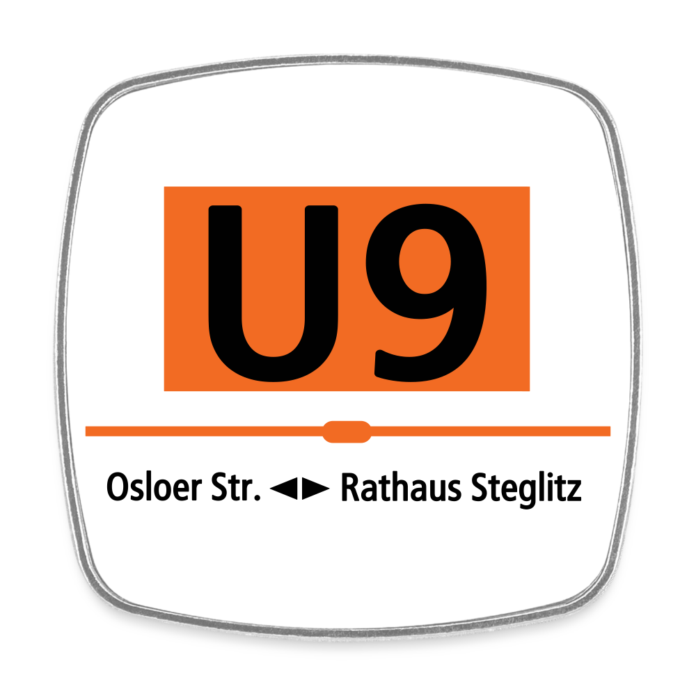 U9 - Kühlschrankmagnet - Weiß