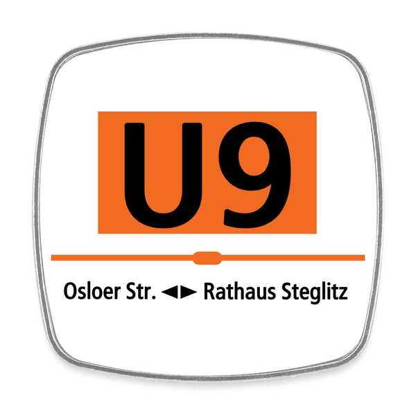 U9 - Kühlschrankmagnet - Weiß