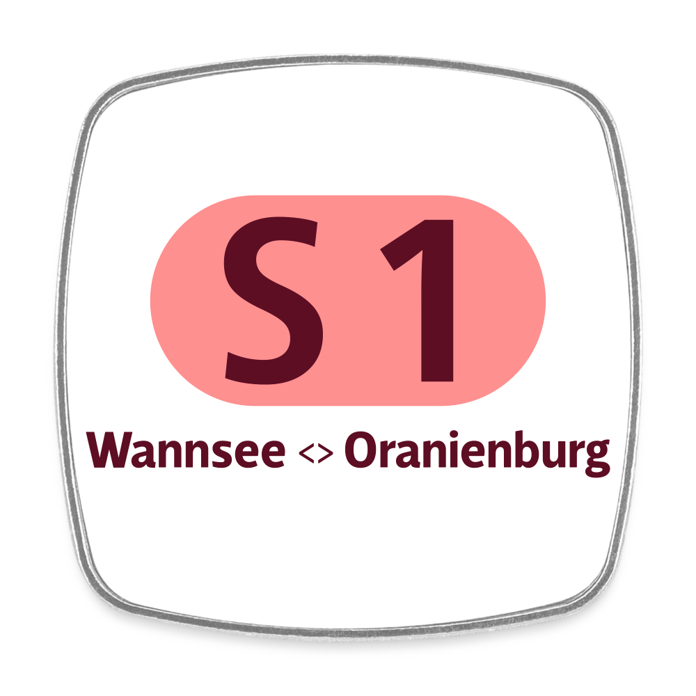 S1 - Kühlschrankmagnet - Weiß