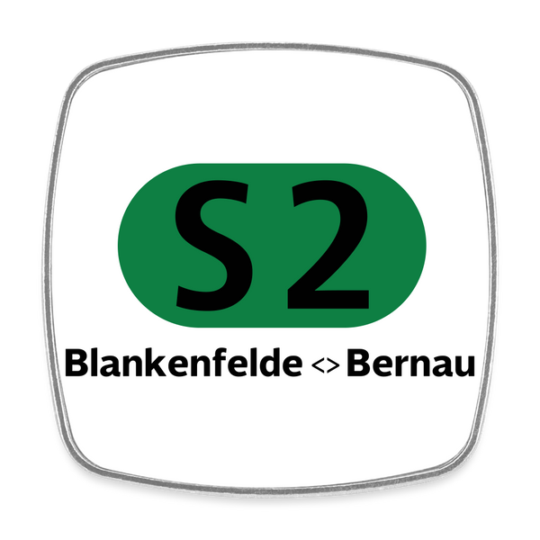 S2 - Kühlschrankmagnet - Weiß