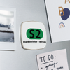 S2 - Kühlschrankmagnet - Weiß