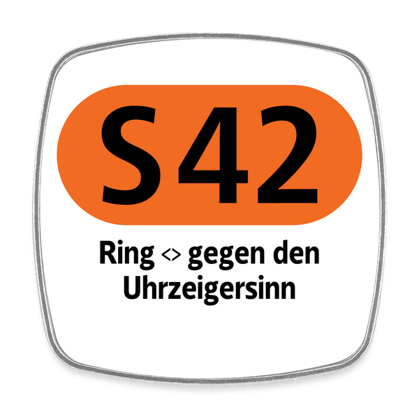 S41 - Kühlschrankmagnet - Weiß