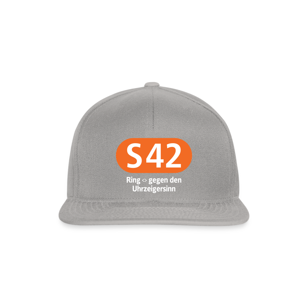 S42 - Snapback Cap - Graphit/Graphit