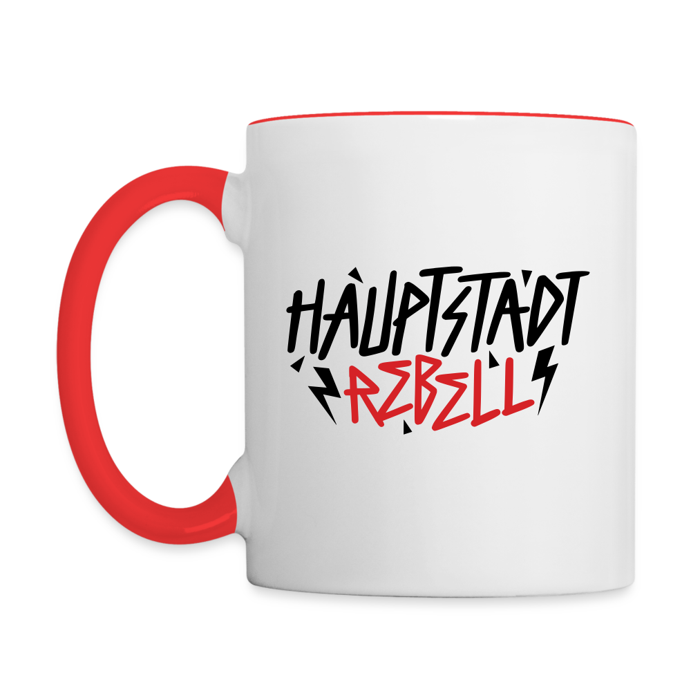 Haupstadt Rebell - Tasse zweifarbig