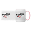 Haupstadt Rebell - Tasse zweifarbig - Weiß/Pink