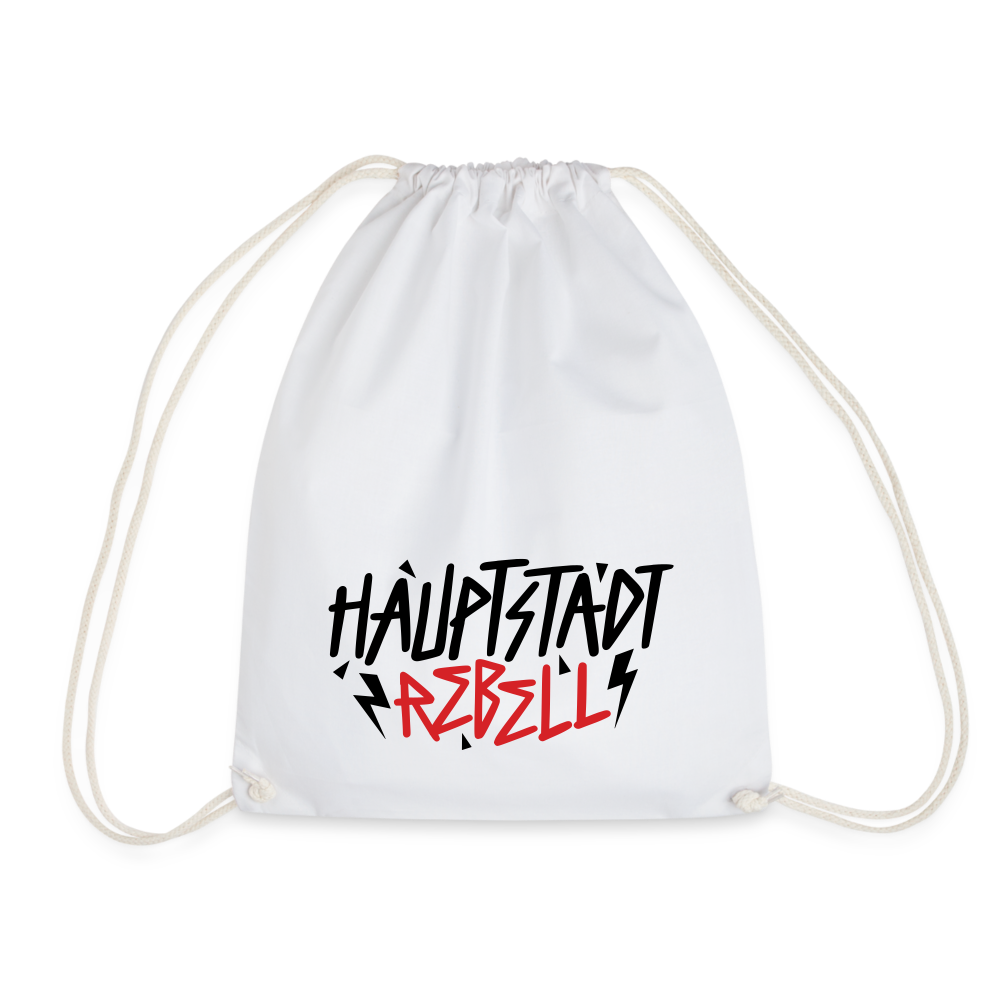 Haupstadt Rebell - Turnbeutel - Weiß