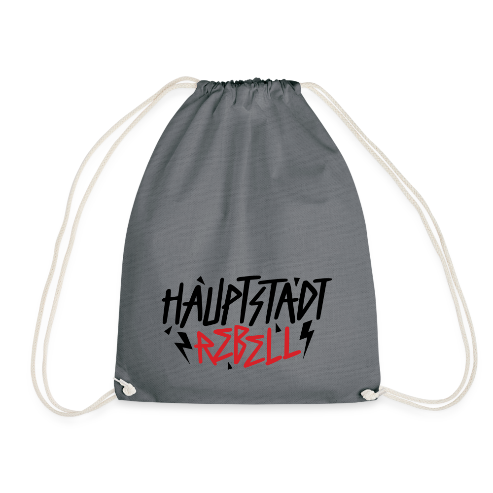 Haupstadt Rebell - Turnbeutel - Grau