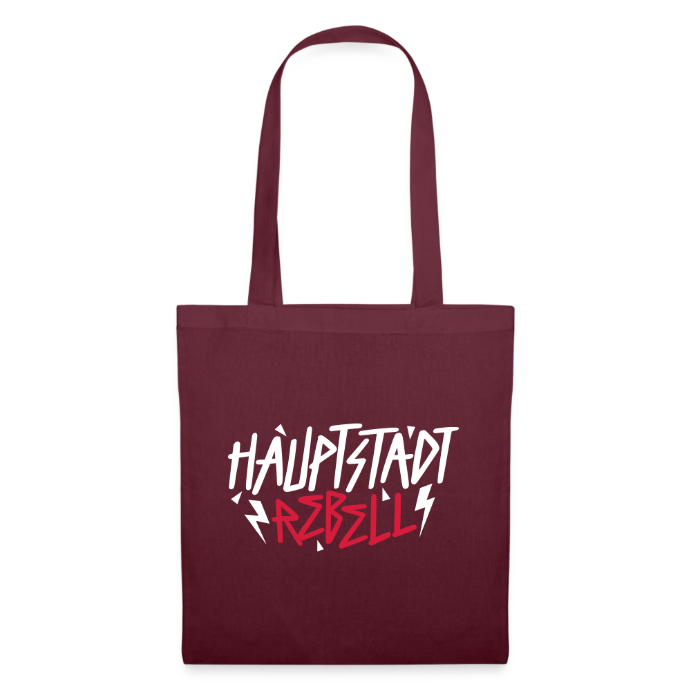 Haupstadt Rebell - Stoffbeutel - Burgunderrot