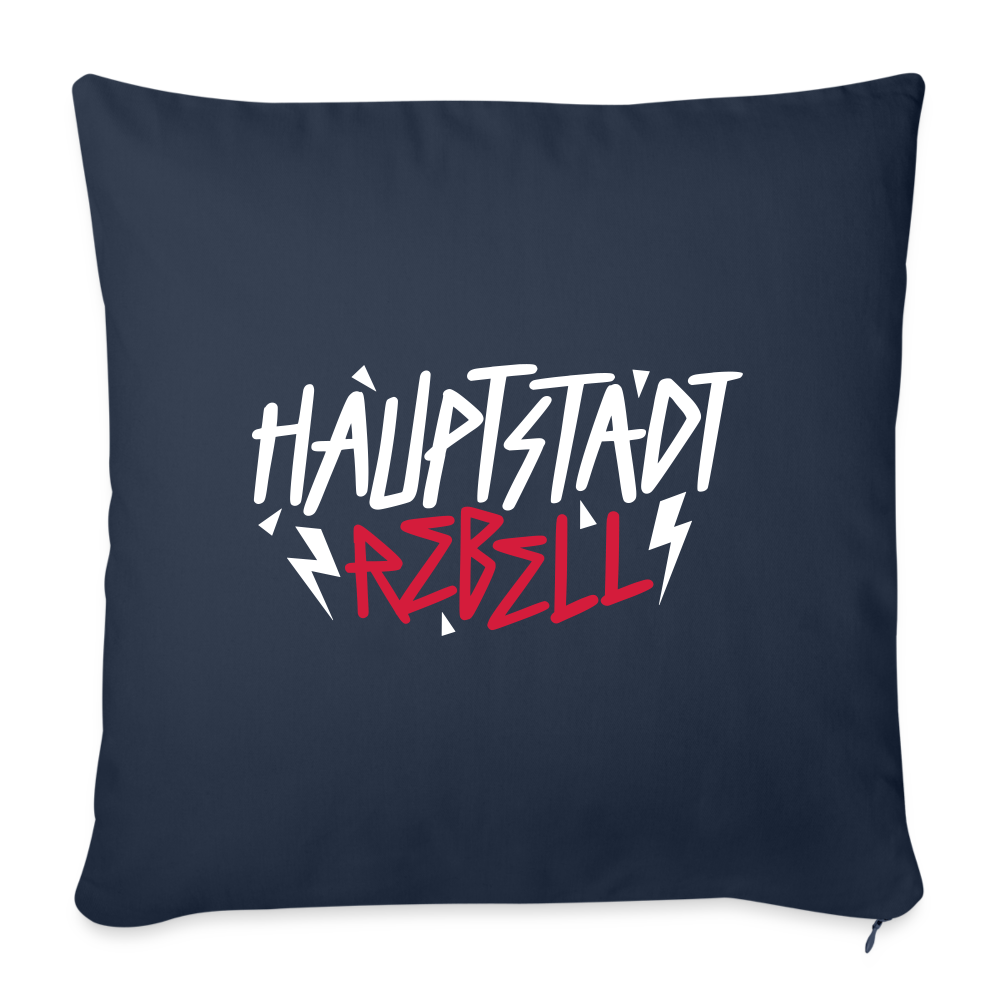 Haupstadt Rebell - Sofakissen mit Füllung (45 x 45 cm) - Navy