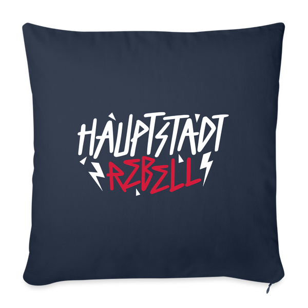 Haupstadt Rebell - Sofakissen mit Füllung (45 x 45 cm) - Navy