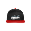 Mach ma’ halblang! - Snapback Cap - Schwarz/Rot