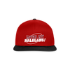 Mach ma’ halblang! - Snapback Cap - Rot/Schwarz