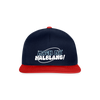 Mach ma’ halblang! - Snapback Cap - Navy/Rot