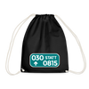 030 statt 0815 - Turnbeutel - Schwarz