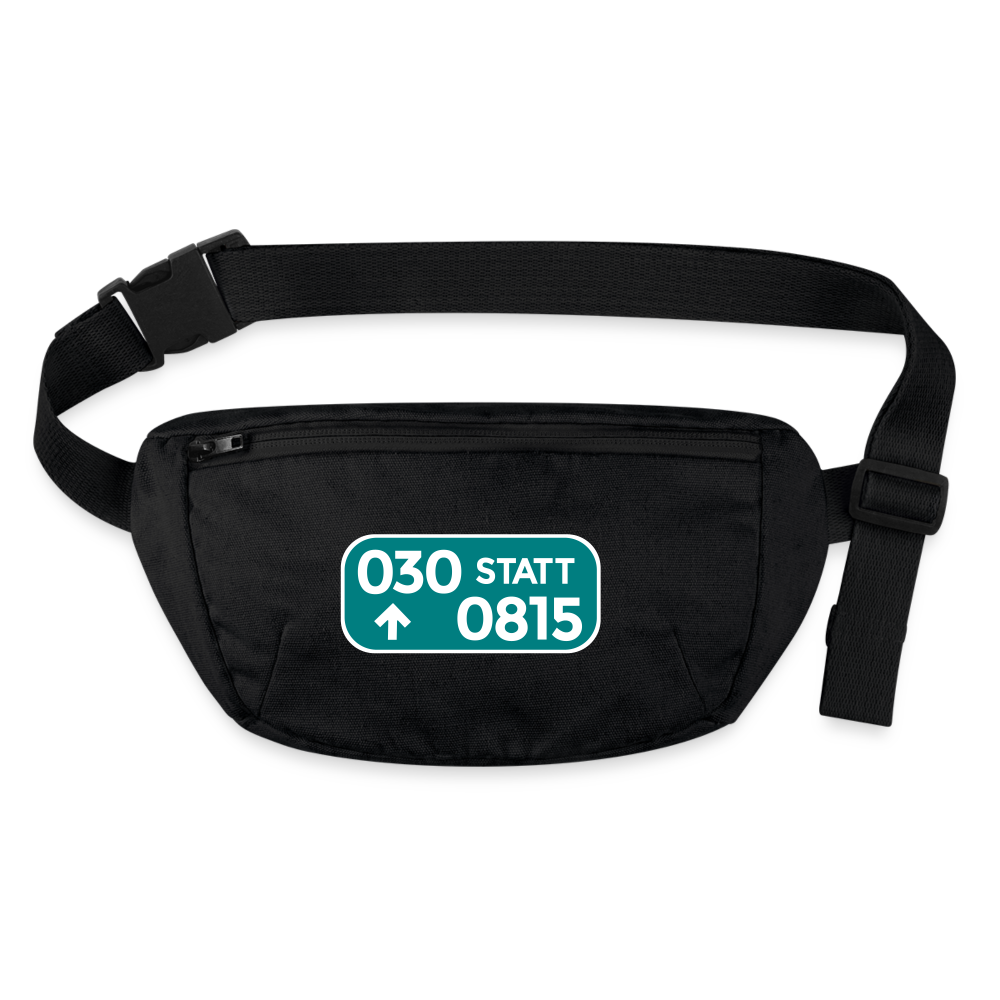 030 statt 0815 - Gürteltasche - Schwarz