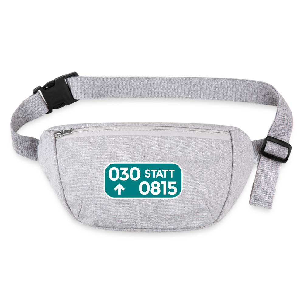 030 statt 0815 - Gürteltasche - Grau meliert