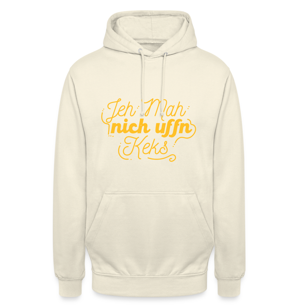 Jeh mah nich uffn Keks gelb - Unisex Hoodie - Vanille-Milchshake
