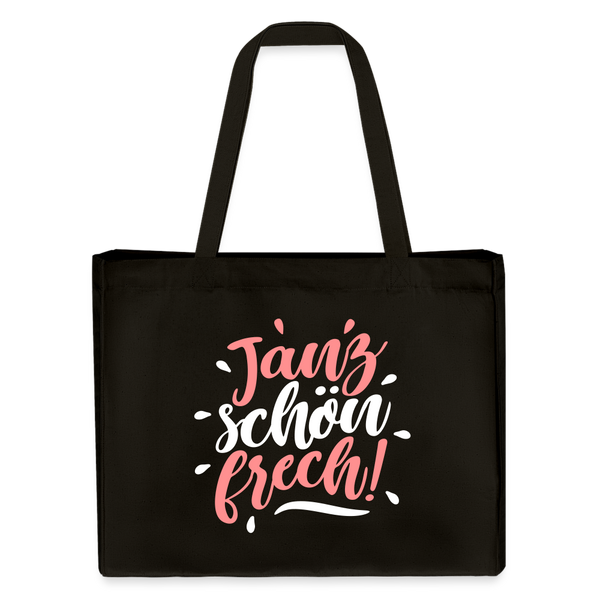 Janz schön frech! - Shopping Bag - Schwarz