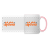 Ick glob, ick spinne! - Tasse zweifarbig - Weiß/Pink