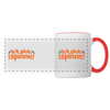 Ick glob, ick spinne! - Tasse zweifarbig - Weiß/Rot