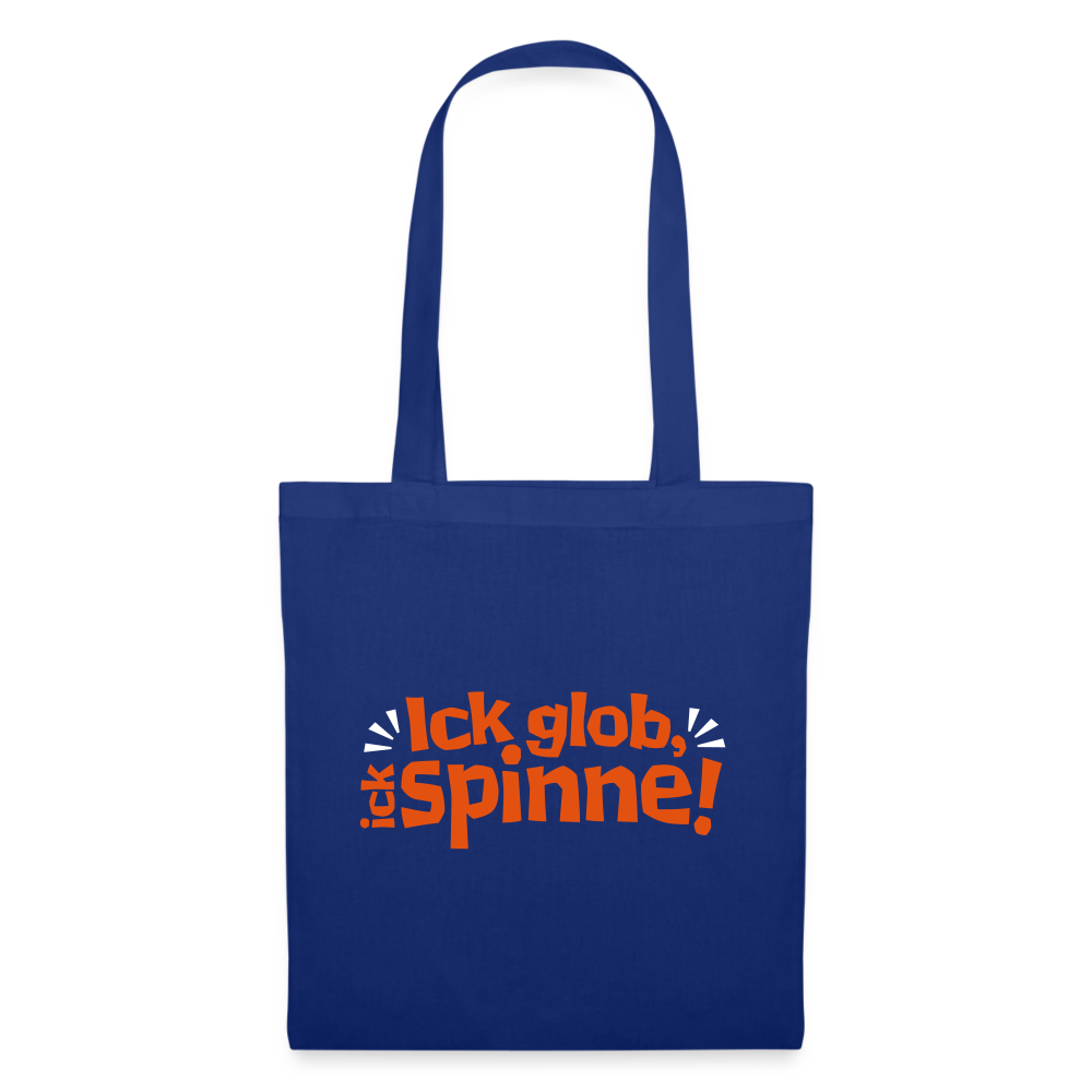 Ick glob, ick spinne! - Stoffbeutel - Royalblau